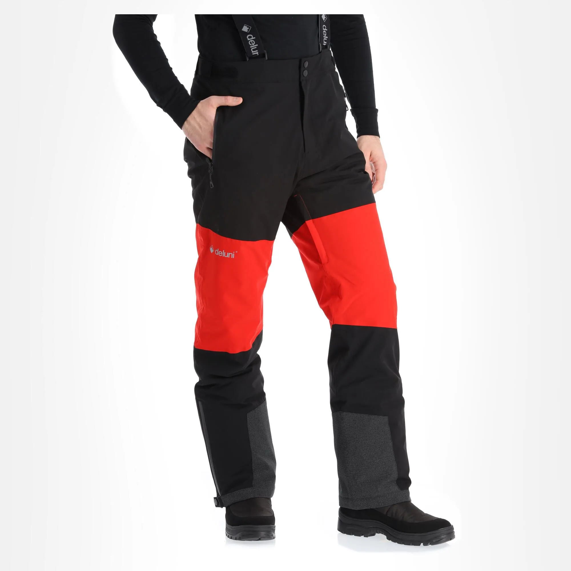 Deluni, Icerocker Pro/Plus Skibroek Heren Rood