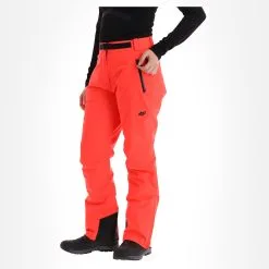 4F, Spdn006 Skibroek Dames Neon Rood