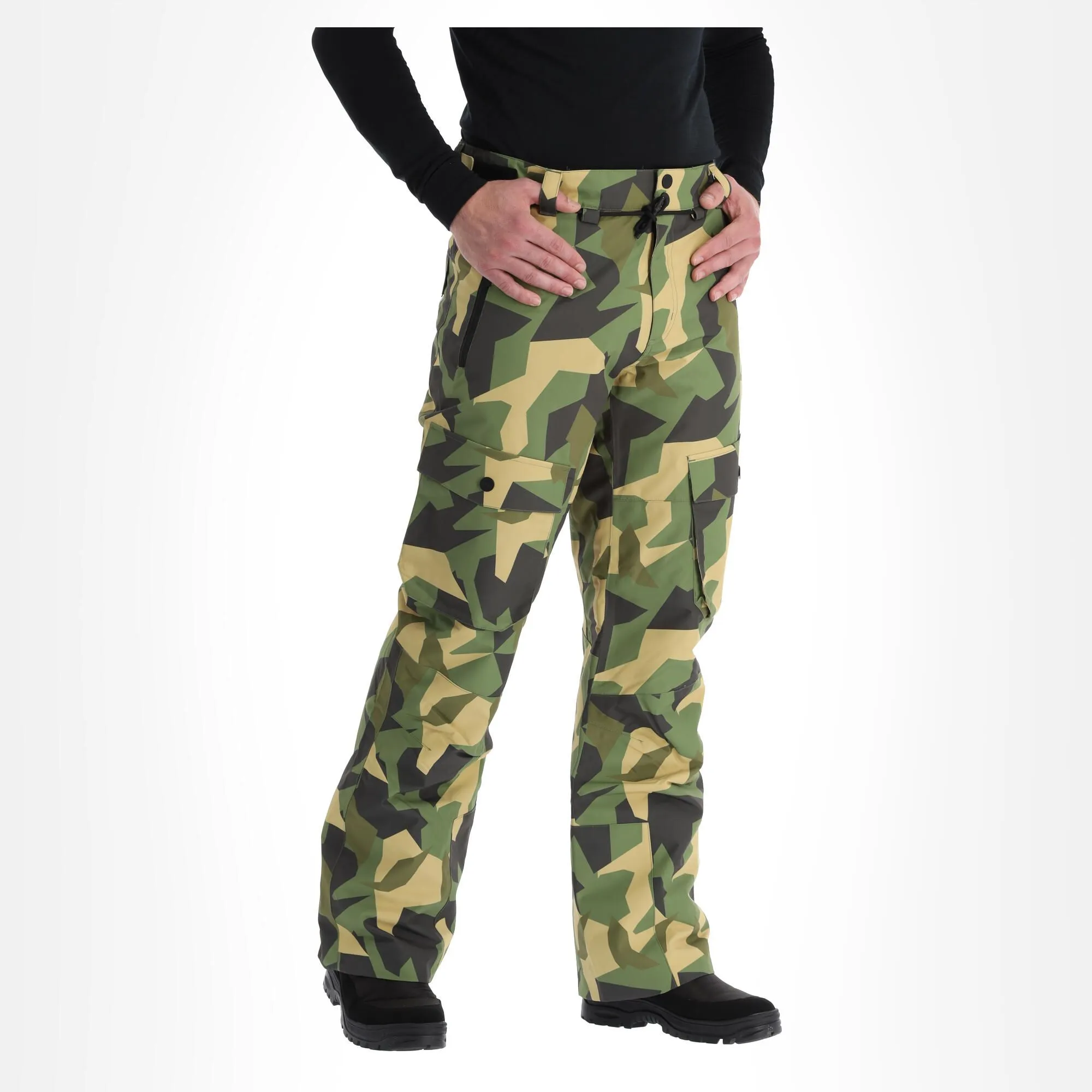 ColourWear, Flight Pants Skibroek Heren Camo Olive Groen