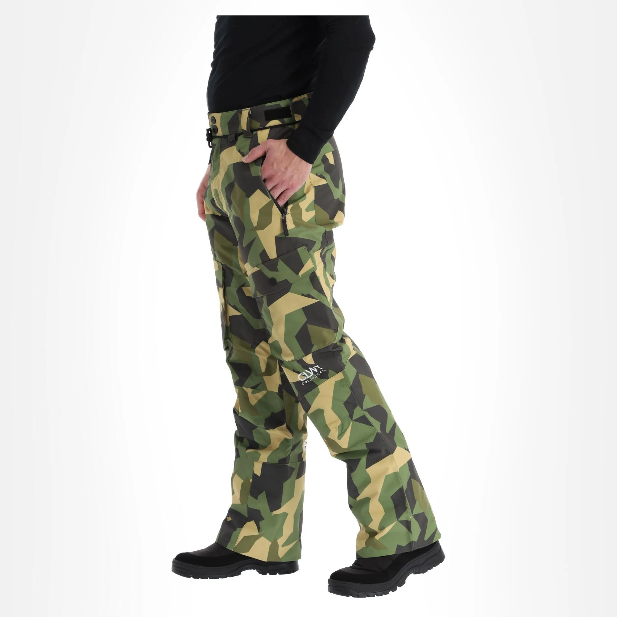 ColourWear, Flight Pants Skibroek Heren Camo Olive Groen - Afbeelding 3