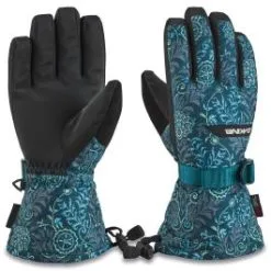 Dakine, Camino Glove Skihandschoenen Dames Ornamental Teal Blauw