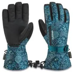 Dakine, Sequoia Gore-Tex Glove Skihandschoenen Dames Ornamental Teal Blauw