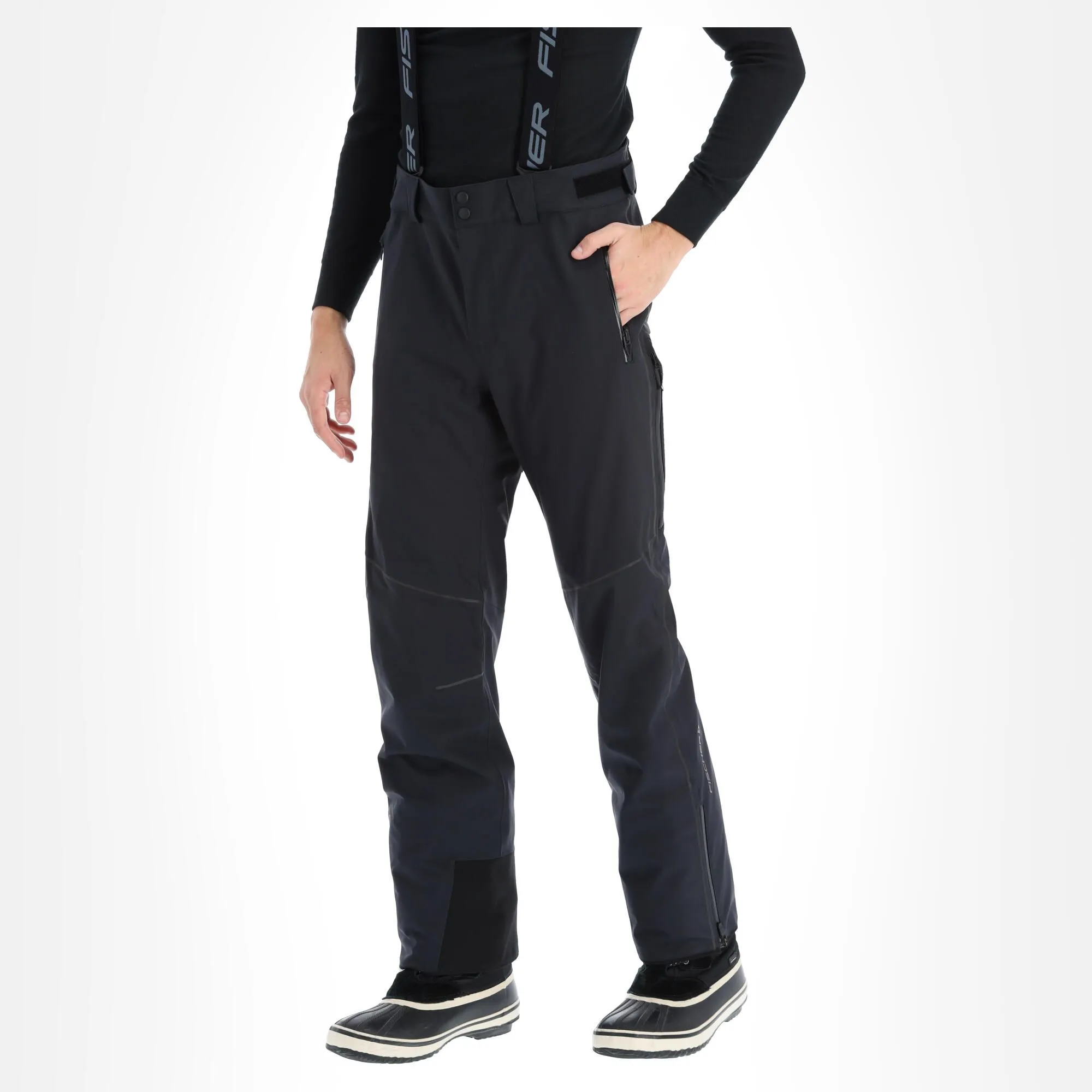 Fischer, Hans Knauss Skibroek Heren Zwart