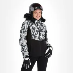 Icepeak, Erbach Ski-jas Dames Granite Grijs