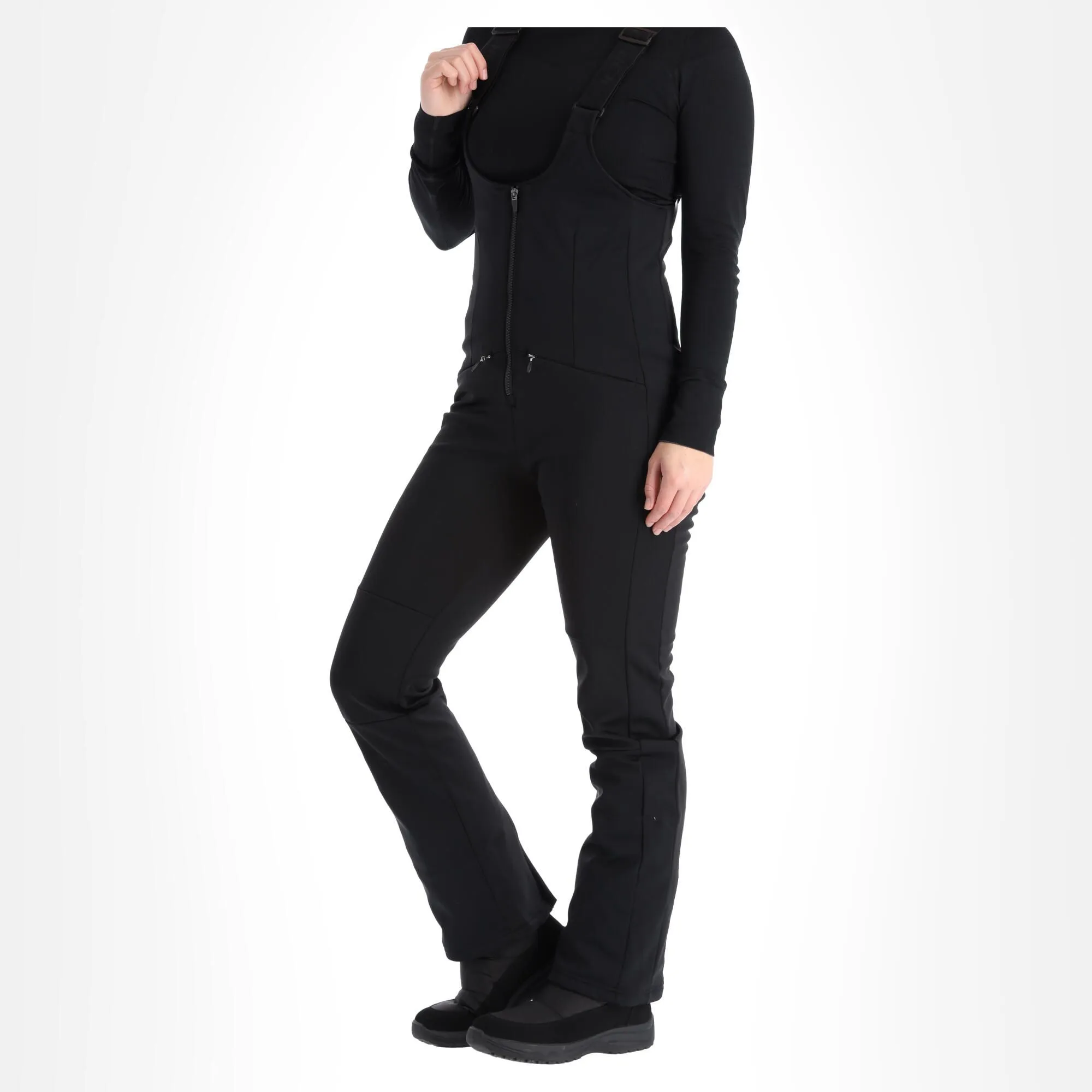 Icepeak, Exira Softshell Skibroek Dames Zwart