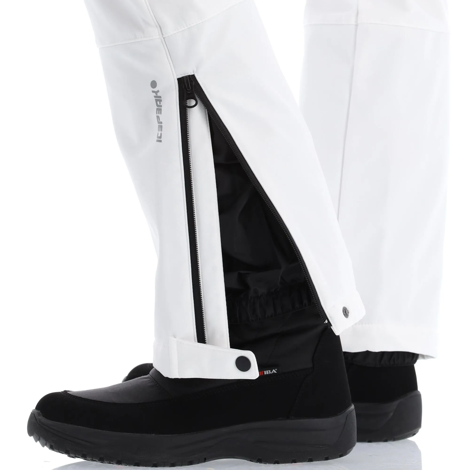 Icepeak, Frechen Softshell Skibroek Kort Model Dames Optic Wit - Afbeelding 6