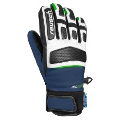 Reusch, Mastery R-Tex XT Skihandschoenen Unisex Blauw, Groen, Wit