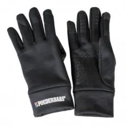 Poederbaas, Touchscreen Gloves Skihandschoenen Unisex Zwart