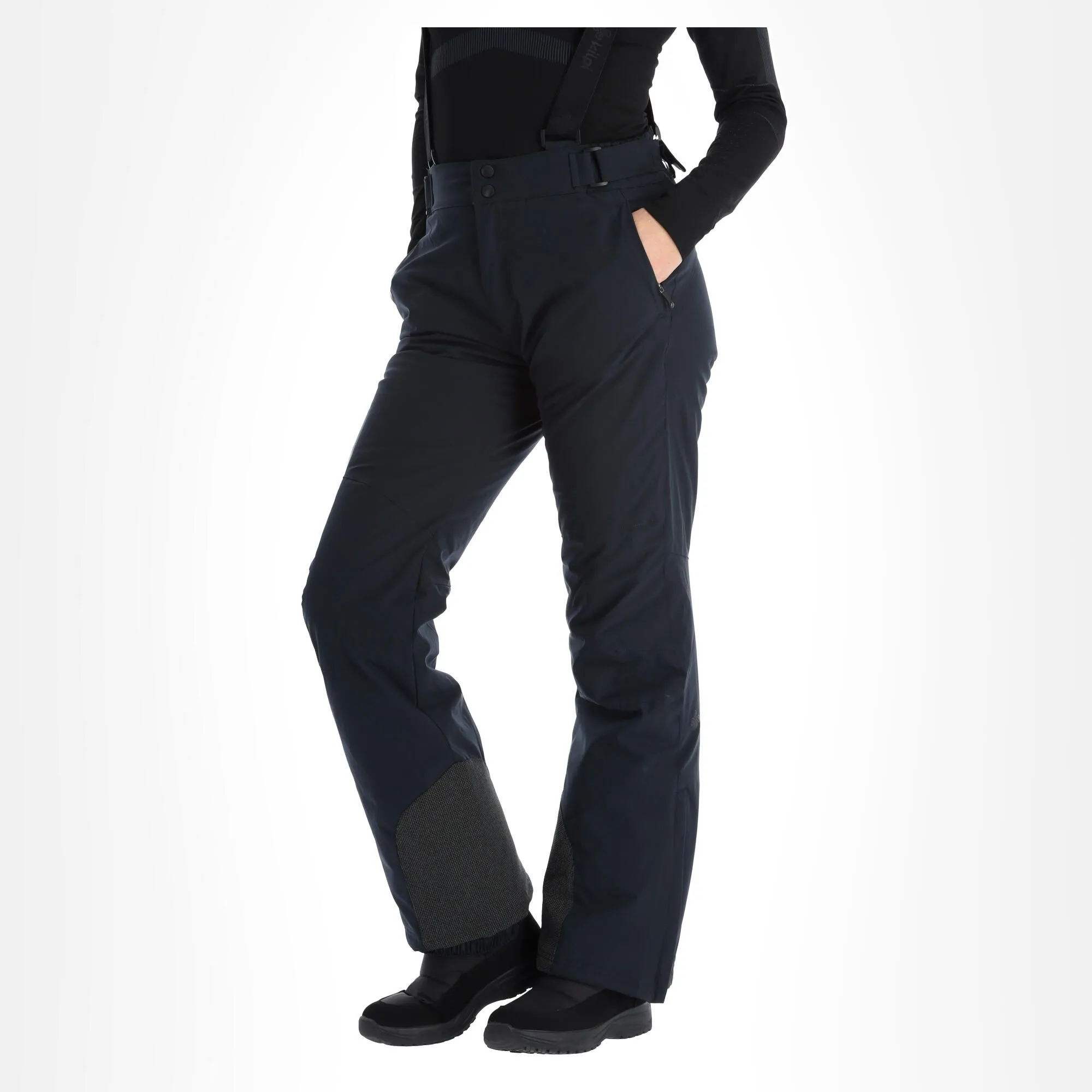 Kilpi, Elare-W Skibroek Grote Maten Dames Zwart