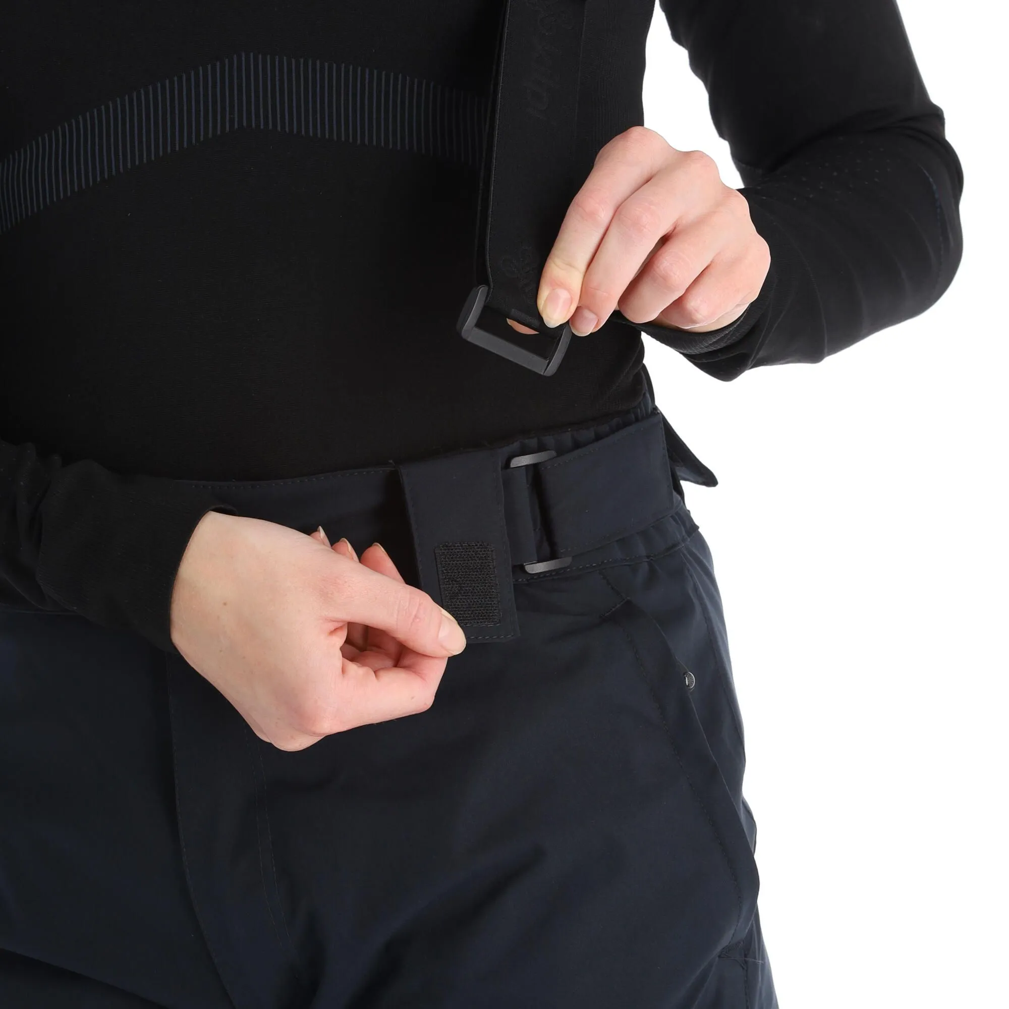 Kilpi, Elare-W Skibroek Grote Maten Dames Zwart - Afbeelding 6