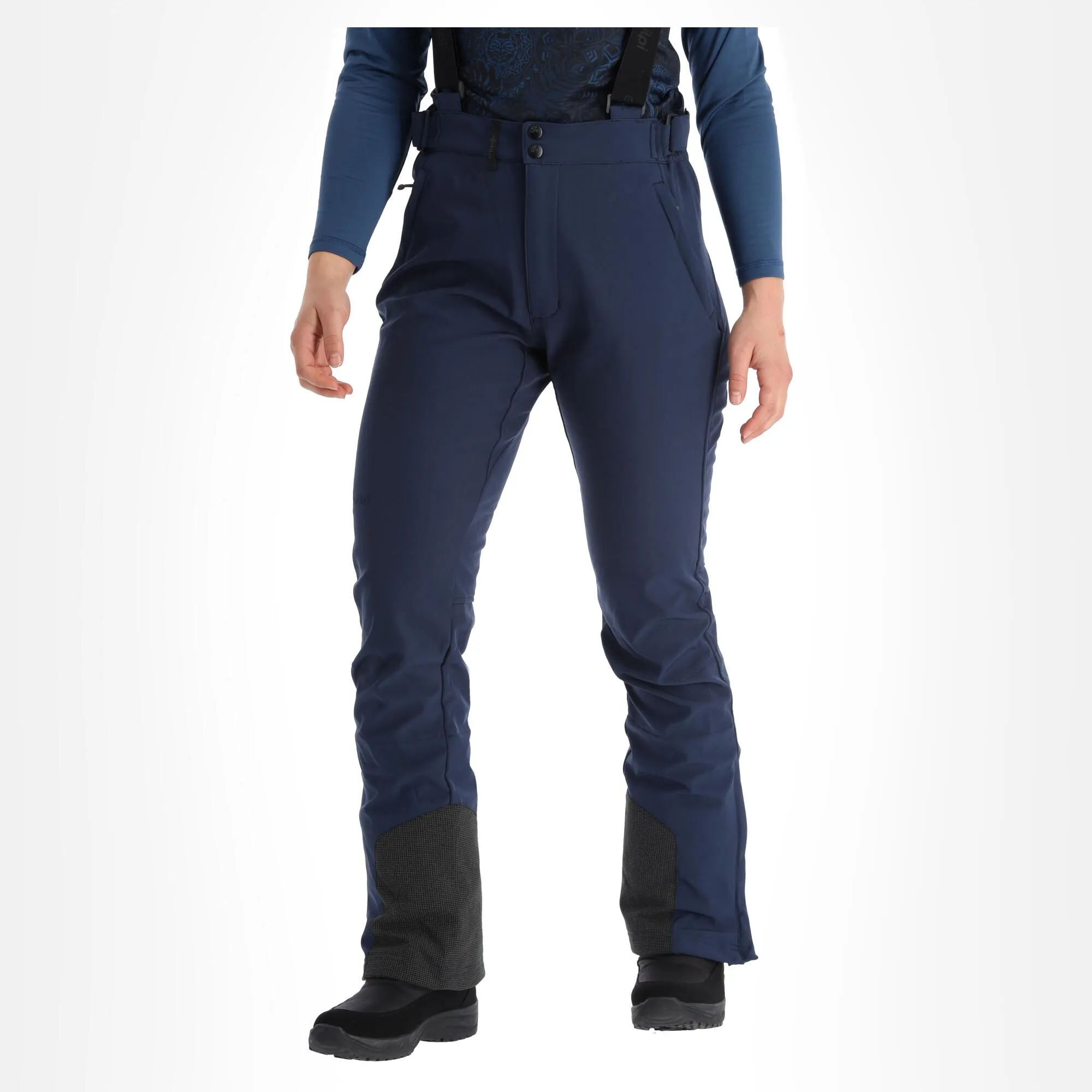 Kilpi, Rhea-W Softshell Skibroek Dames Dark Blauw - Afbeelding 3