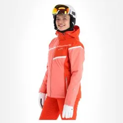Maier Sports, Rendlspitze Ski-jas Dames Coral Rood