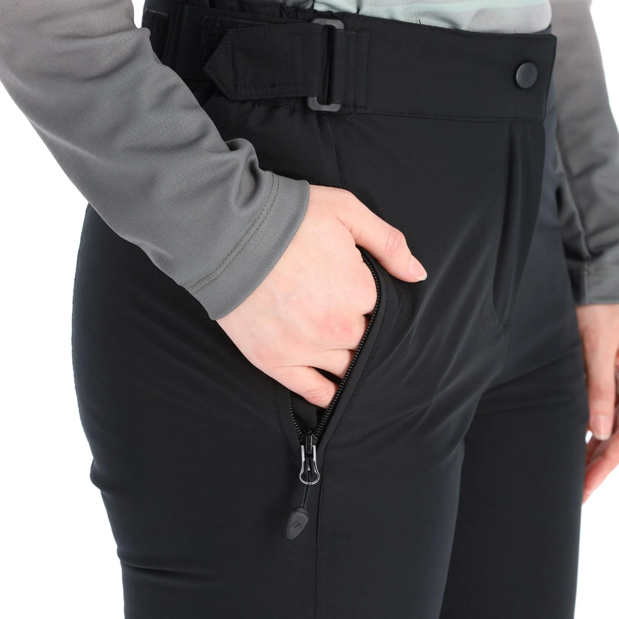 Maier Sports, Vroni Slim Skibroek Dames Zwart - Afbeelding 8