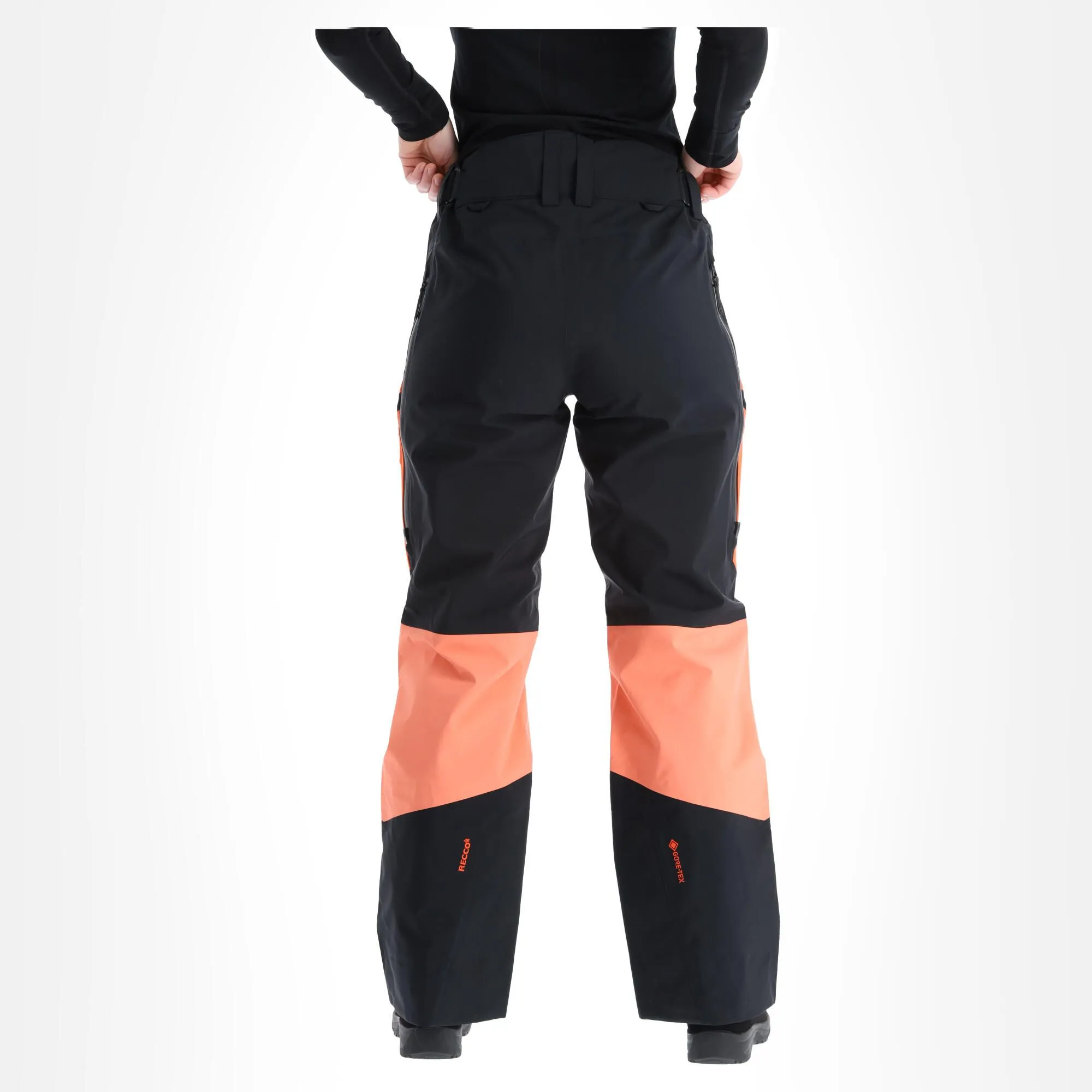 Peak Performance, Gravity Pants Hardshell Skibroek Slim Fit Dames Zeal Oranje - Afbeelding 2