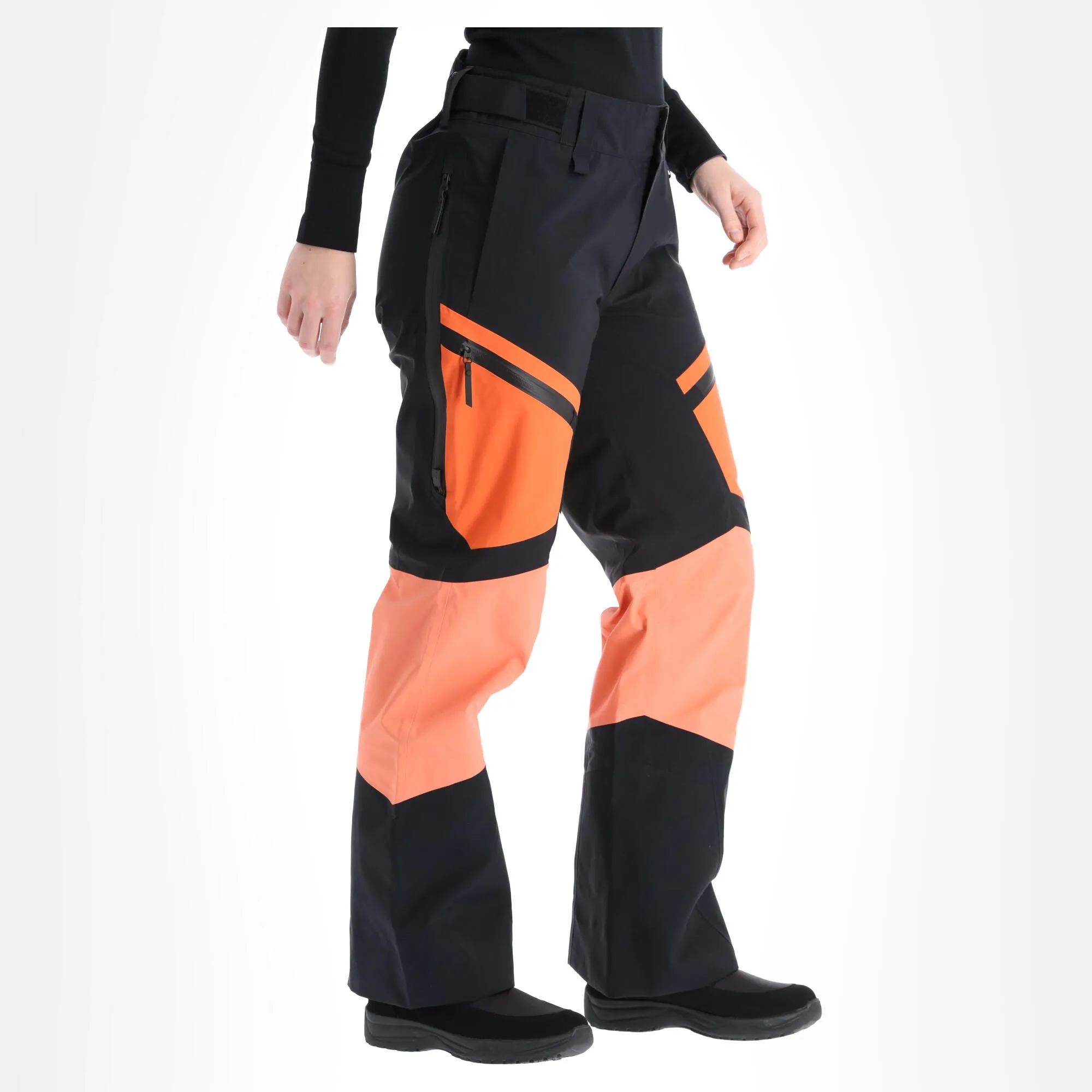 Peak Performance, Gravity Pants Hardshell Skibroek Slim Fit Dames Zeal Oranje - Afbeelding 3