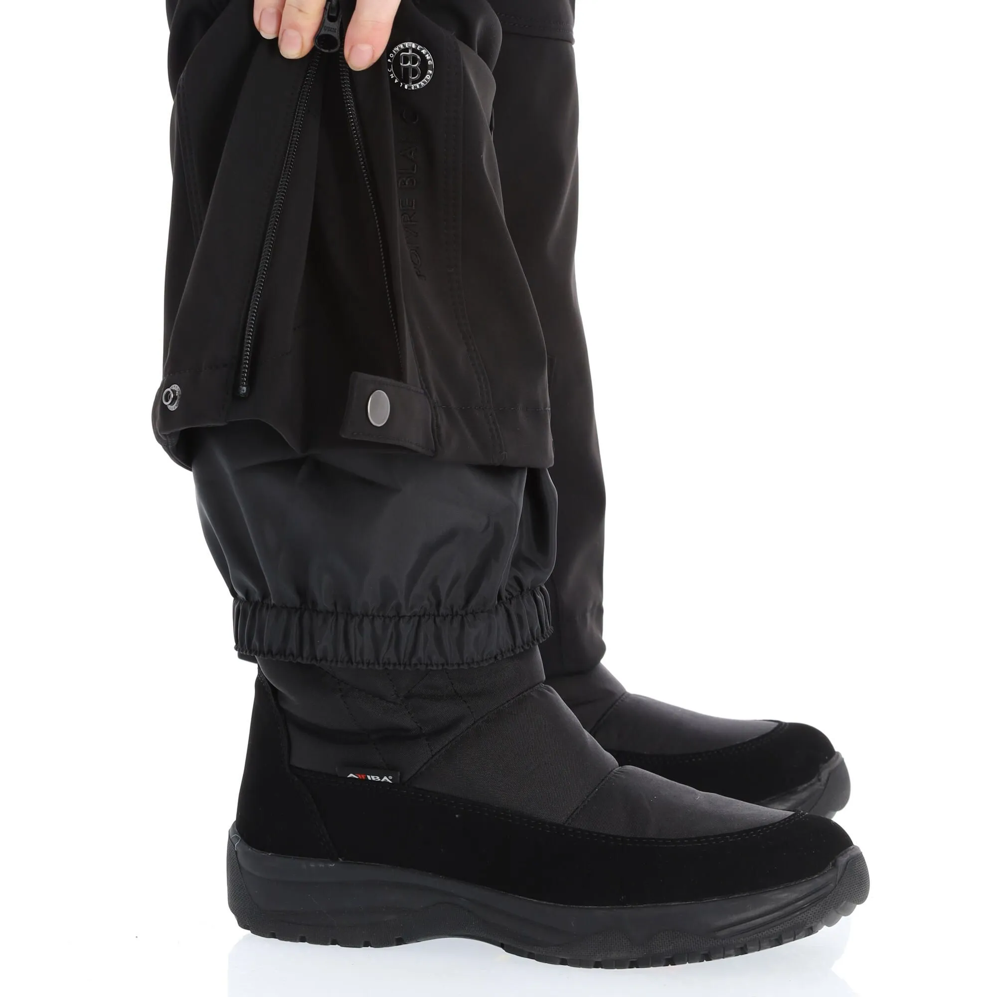 Poivre Blanc, Stretch Ski Pants Skibroek Dames Zwart - Afbeelding 5