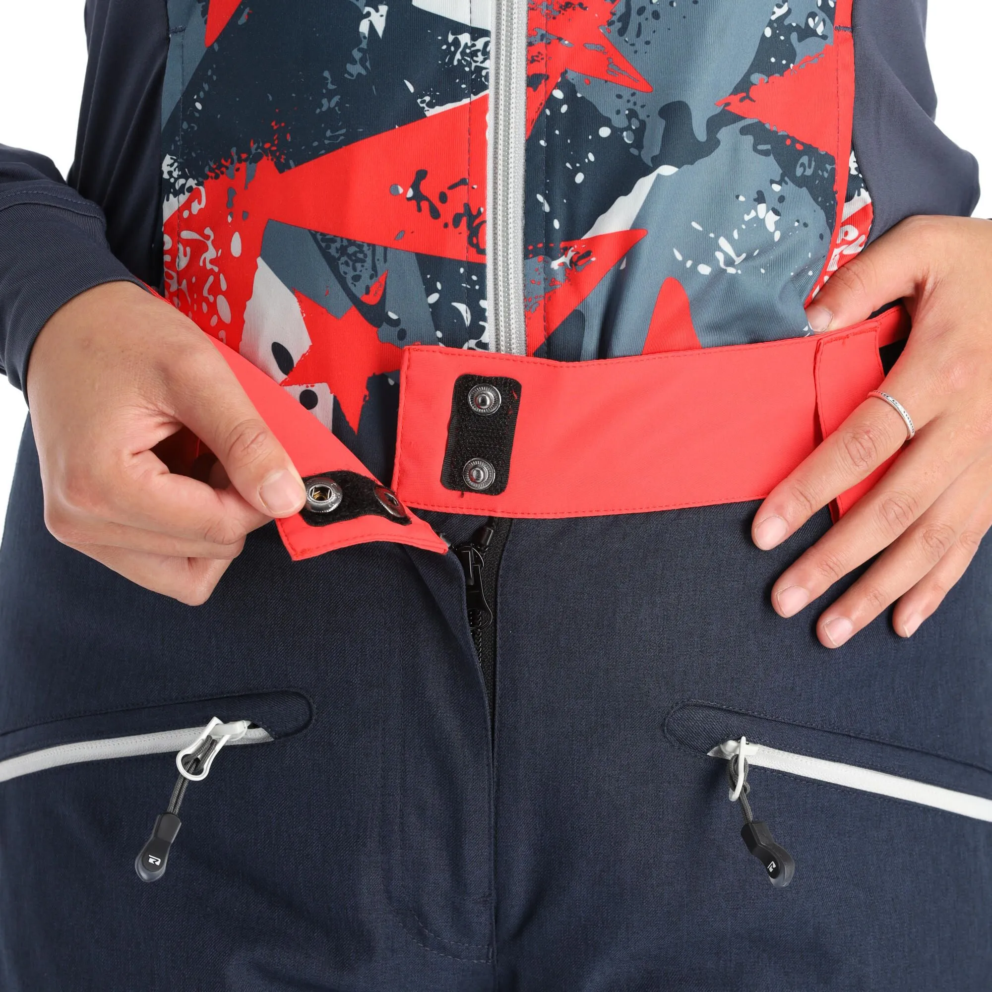 Rehall, Jaydi-R Skibroek Dames Coral Roze - Afbeelding 5