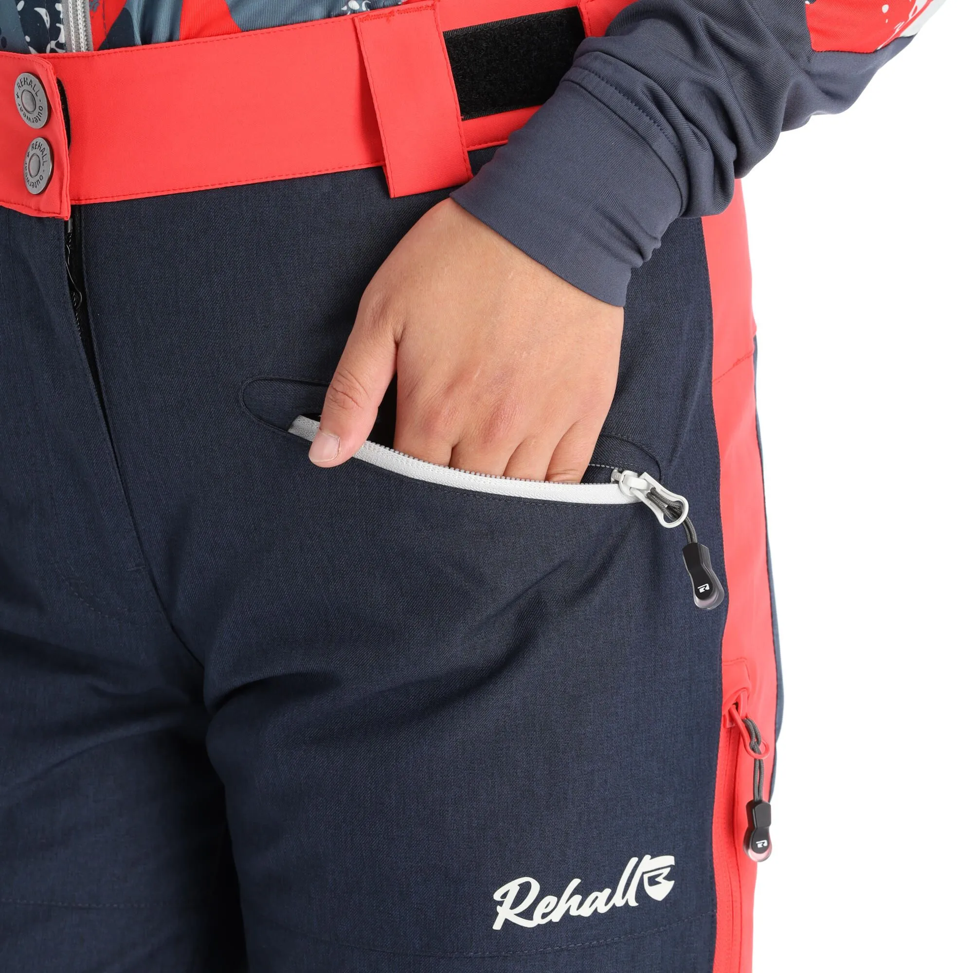 Rehall, Jaydi-R Skibroek Dames Coral Roze - Afbeelding 7