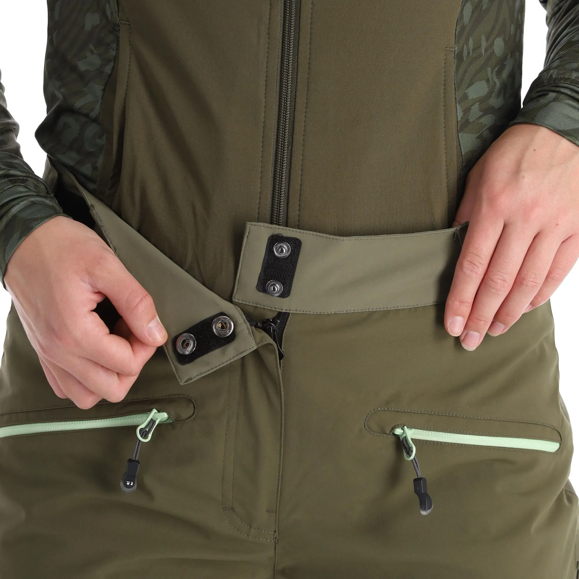 Rehall, Jaydi-R Skibroek Dames Olive Night Groen - Afbeelding 4