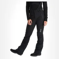 Tenson, Softshell Ski Pants Softshell Skibroek Dames Zwart