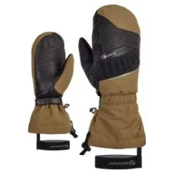 Ziener, Gastilo Gtx Mitten Skiwanten Heren Walnut Bruin