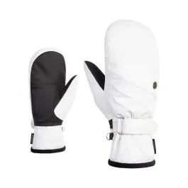 Ziener, Kasandra Mitten Skiwanten Dames Wit