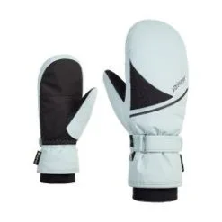 Ziener, Kiani Gtx Mitten Skiwanten Dames Ice Stru Blauw